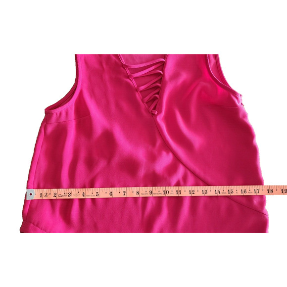 Opening Ceremony Stone Lattice A-Line Dress In Dragonfruit Small - Picture 5 of 6